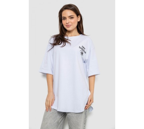 Футболка жіноча з принтом, колір білий, 244R2030