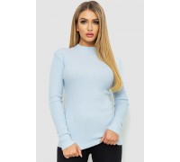 Кофта жіноча однотонна базова, колір світло-блакитний, 244R2032