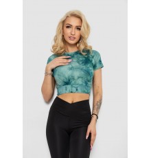 Футболка-топ жіноча, колір зелений, 238R58262