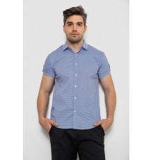 Рубашка мужская с принтом, цвет синий, 214R843