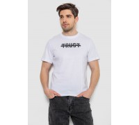 Футболка мужская с принтом, цвет белый, 241R1902