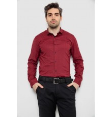Рубашка мужская с принтом, цвет бордовый, 186R2009 Рубашка мужская с принтом, цвет бордовый, 186R2009