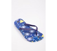 Женские пляжные вьетнамки, синего цвета, 190RY-1