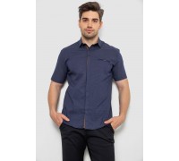 Рубашка мужская с принтом, цвет синий, 214R7130-1