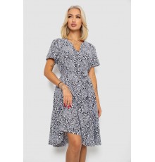 Сукня софт з принтом, колір білий, 230R0032-4