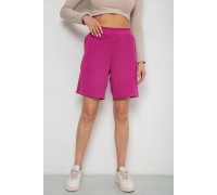 Шорты женские в рубчик, цвет фуксия, 238R110