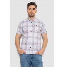 Рубашка мужская в полоску, цвет белый, 214R841