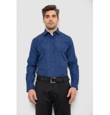 Рубашка мужская, цвет синий, 214R823