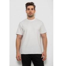 Футболка чоловіча однотонна, колір молочний, 238R155