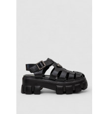 Босоножки женские, цвет черный, 243R9207