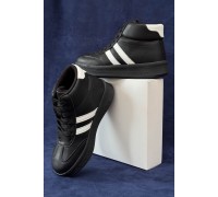 Кросівки жіночі демісезонні, колір чорно-білий, 248RSD20