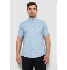 Сорочка чоловіча однотонна, колір блакитний, 214R7346 Сорочка чоловіча однотонна, колір блакитний, 214R7346