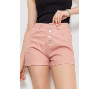 Шорты женские стрейчевые, цвет пудровый, 214R655