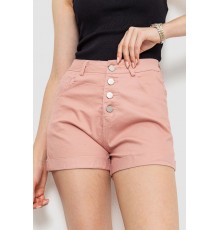 Шорти жіночі стрейчові, колір пудровий, 214R655