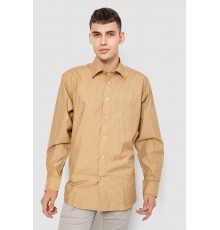 Рубашка мужская классическая, цвет бежевый, 244R331