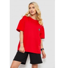 Костюм жіночий повсякденний, колір червоний, 241R5004-1