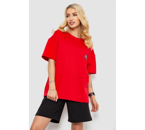 Костюм жіночий повсякденний, колір червоний, 241R5004-1