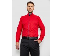 Сорочка чоловіча з принтом, колір червоний, 214R3092