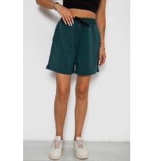 Шорти жіночі з принтом, колір темно-зелений, 238R120