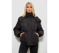 Куртка женская зимняя короткая, цвет черный, 244R983