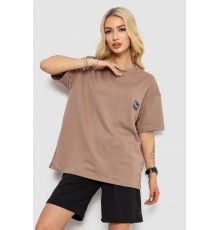 Костюм жіночий повсякденний, колір світло-коричневий, 241R5004-1