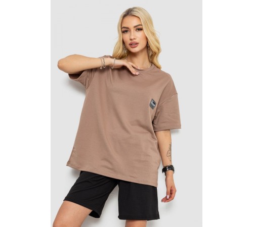 Костюм жіночий повсякденний, колір світло-коричневий, 241R5004-1