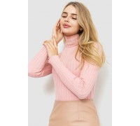 Гольф женский однотонный, цвет светло-розовый, 204R043