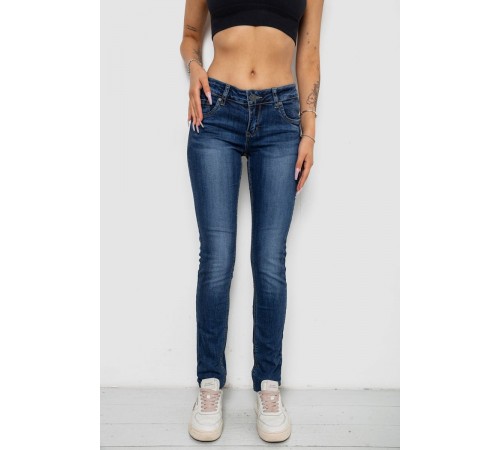 Джинси жіночі, колір синій, 244RA605