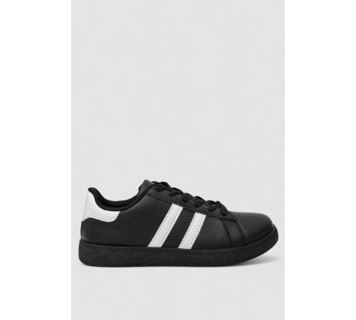 Кросівки жіночі шкіра, колір чорно-білий, 248RL2420-1