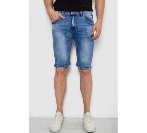Шорты мужские джинсовые, цвет синий, 244RLS22-0213X