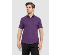Рубашка мужская с принтом, цвет сливовый, 186R7338