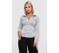 Сорочка класична в смужку, колір сірий, 230R641