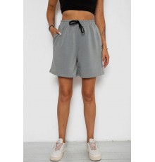 Шорти жіночі з принтом, колір сірий, 238R130