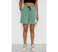 Шорти жіночі з принтом, колір оливковий, 238R456