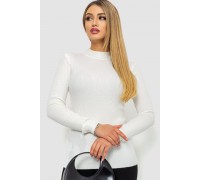 Кофта жіноча однотонна базова, колір молочний, 244R2032