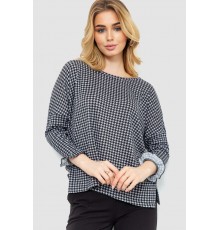 Жіноча кофта, колір сіро-чорний, 244R047