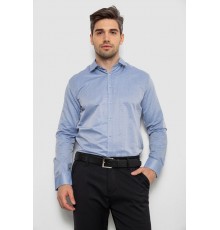 Рубашка мужская с длинным рукавом, цвет джинс, 214R836 Рубашка мужская с длинным рукавом, цвет джинс, 214R836