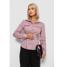 Сорочка жіноча однотонна, колір пудровий, 230R068