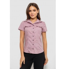 Сорочка жіноча однотонна, колір пудровий, 230R068-1