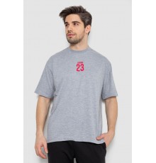 Футболка мужская с принтом, цвет серый, 244R7024