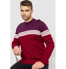 Светр чоловічий, колір бордовий, 161R884 Светр чоловічий, колір бордовий, 161R884