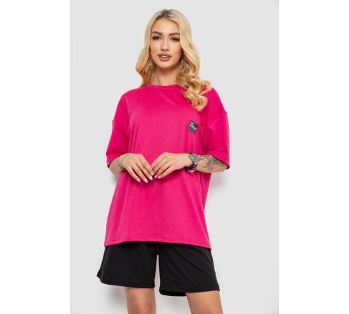 Костюм жіночий повсякденний, колір малиновий, 241R5004-1