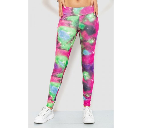 Лосини, колір рожево-салатовий, 172R3109-2