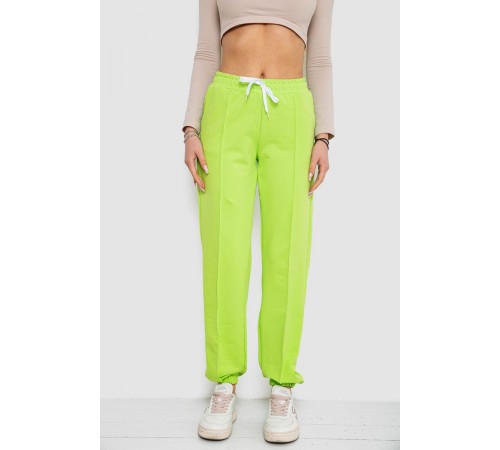 Спорт штани женские, цвет салатовый, 247R4670-1