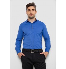 Рубашка мужская с принтом, цвет электрик, 214R7543-5