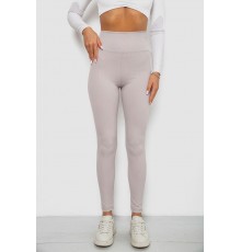 Лосини однотонні в рубчик, колір світло-бежевий, 244R686