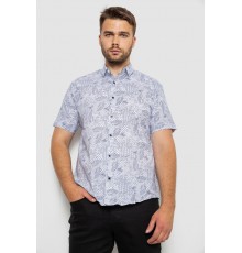 Рубашка мужская с принтом, цвет белый, 214R7331