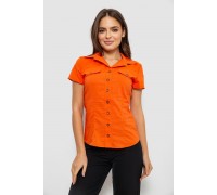 Сорочка жіноча однотонна, колір помаранчевий, 230R068-1