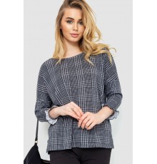 Жіноча кофта, колір сіро-чорний, 244R047-1