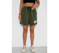 Шорты женские с принтом, цвет хаки, 238R456